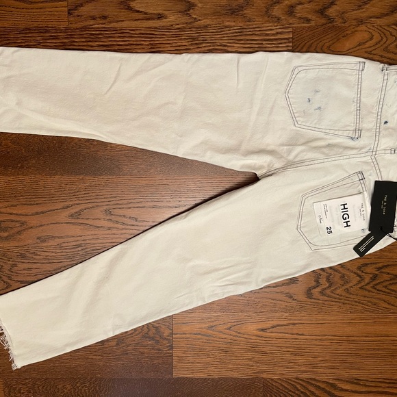 Rag & bone Nina high-waist ankle cigarette jeans. - Picture 3 of 4